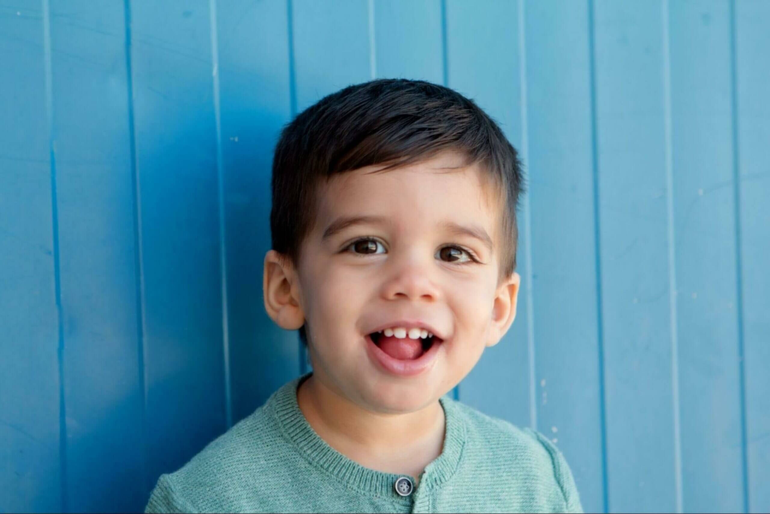 Child with pediatric glaucoma