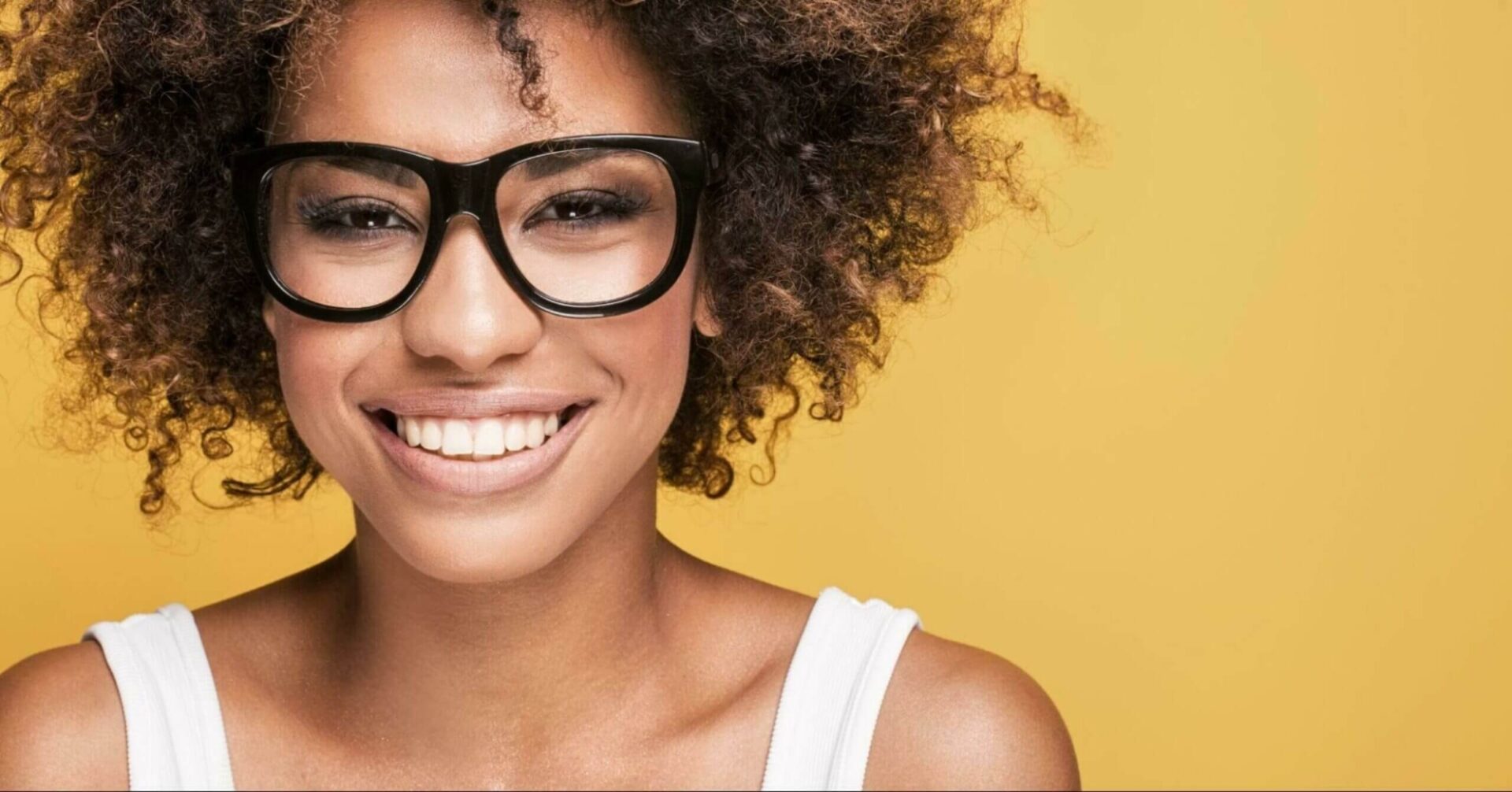 Woman wondering if astigmatism can go away