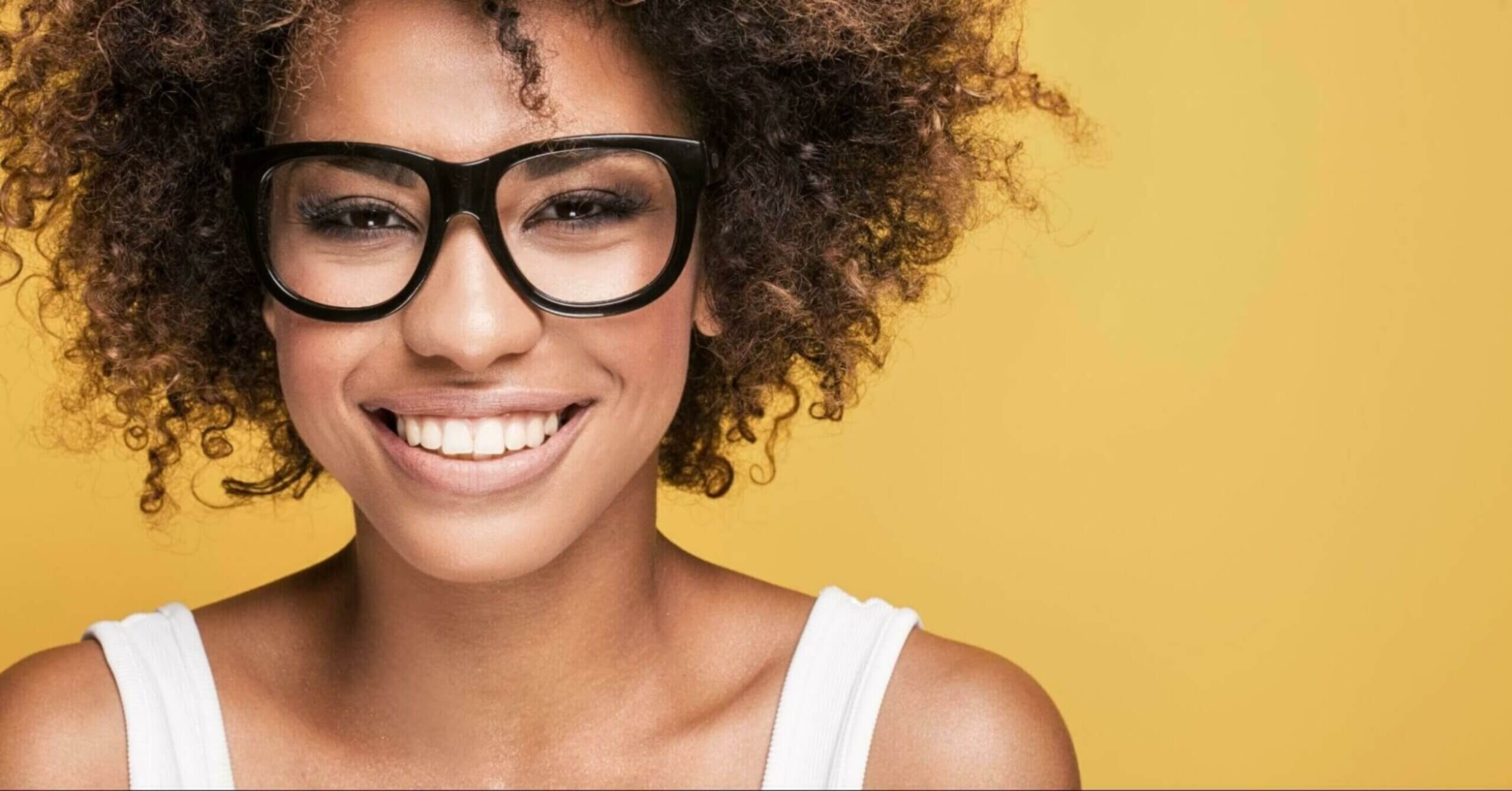 Woman wondering if astigmatism can go away